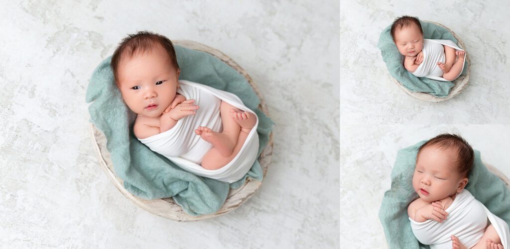 Baby boy portraits by New York newborn photographer
